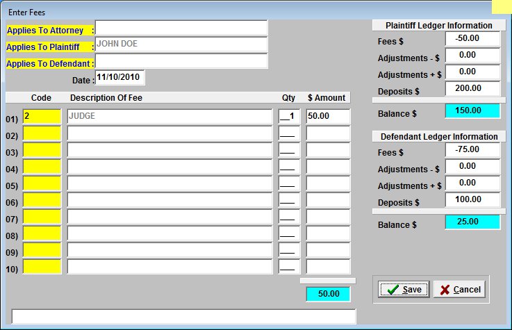 Civil Ledger