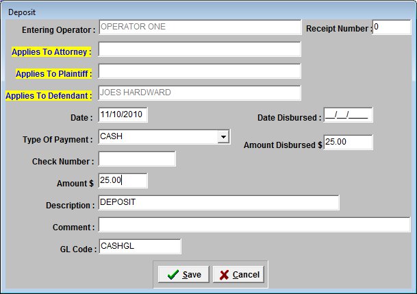 Civil Ledger