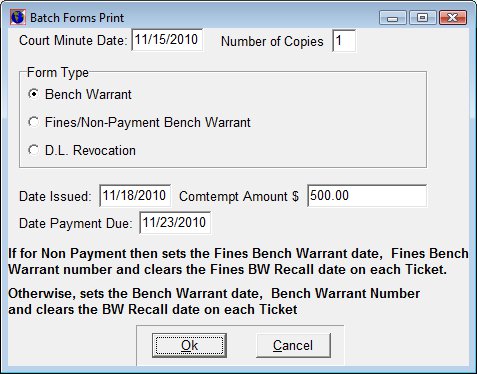 Batch Form