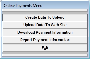 Criminal Payment Screen